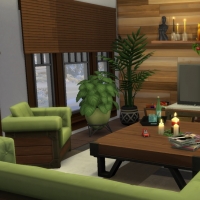 Chalet de NoÃ«l - le salon - vue 2