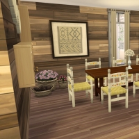 15 sims 4 chalet chaleureux salle a manger