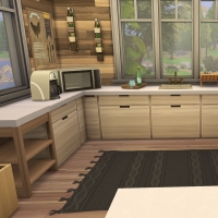 17 sims 4 chalet chaleureux cuisine