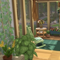 19 sims 4 chalet chaleureux veranda