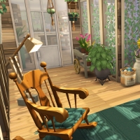 20 sims 4 chalet chaleureux veranda