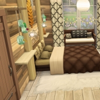 29 sims 4 chalet chaleureux chambre parentale