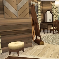 30 sims 4 chalet chaleureux chambre parentale