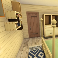 36 sims 4 chalet chaleureux chambre adp