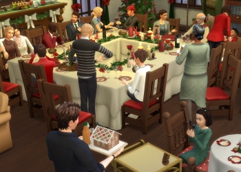 Pack de poses RÃ©veillon en famille - Partie 2: Le repas